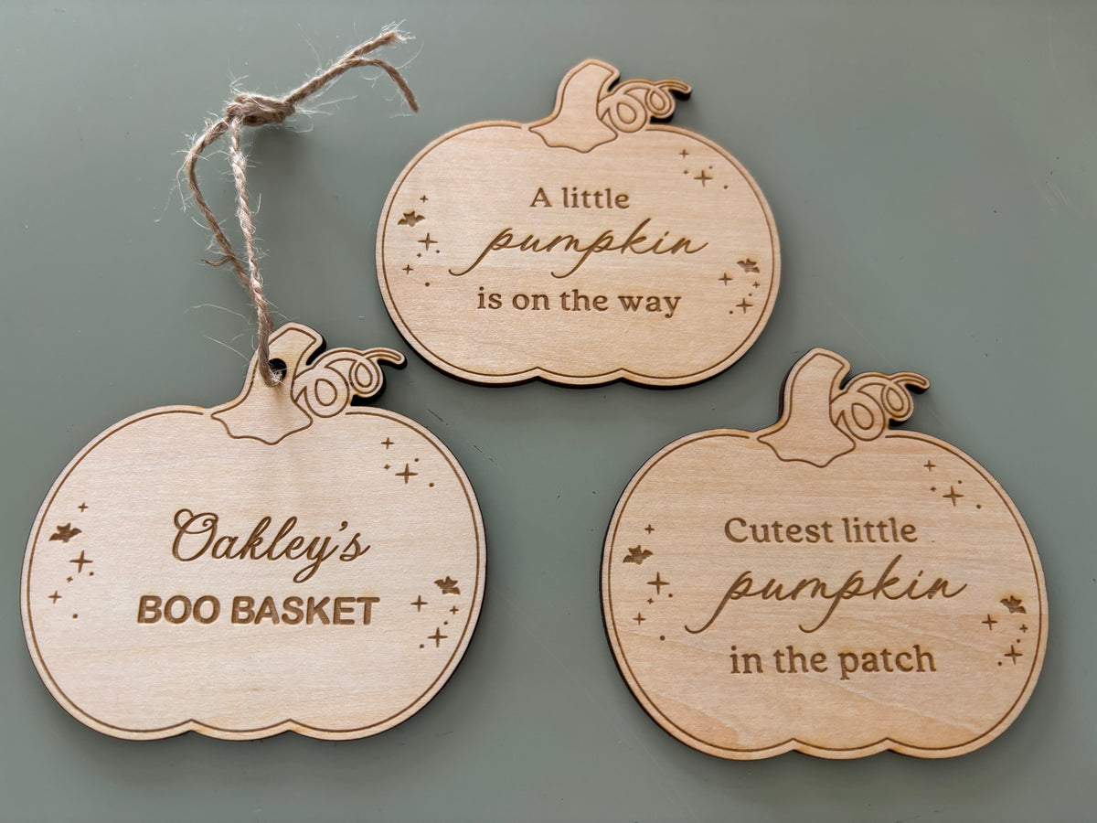 Boo Basket Tag