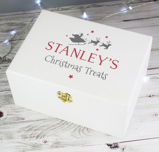 Christmas Eve personalised wooden box