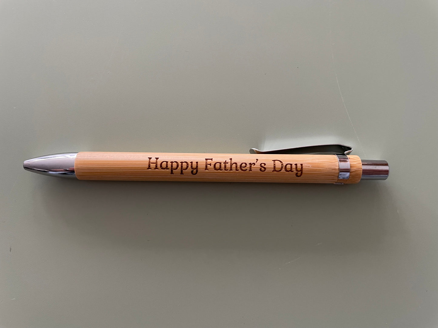 Happy Fathers Day Engraved pens