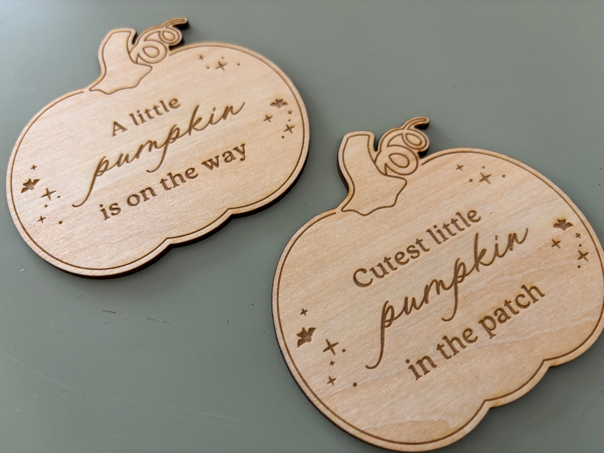 Pumpkin fridge magnet