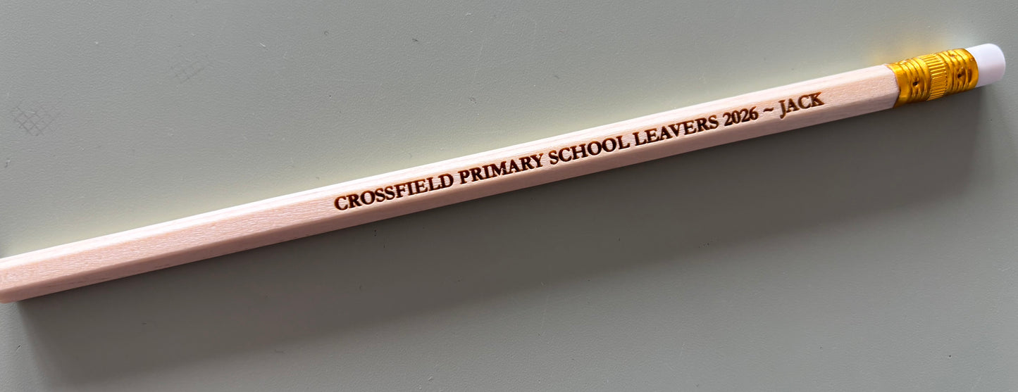 Personalised Leavers Pencils