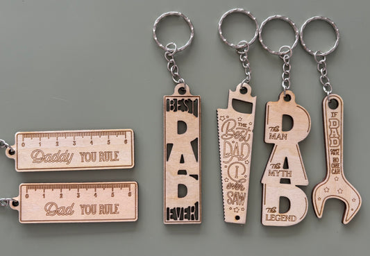 Fathers Day Keyrings