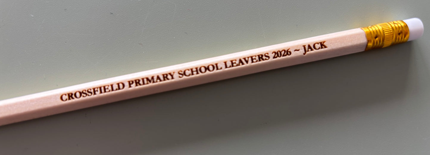 Personalised Leavers Pencils