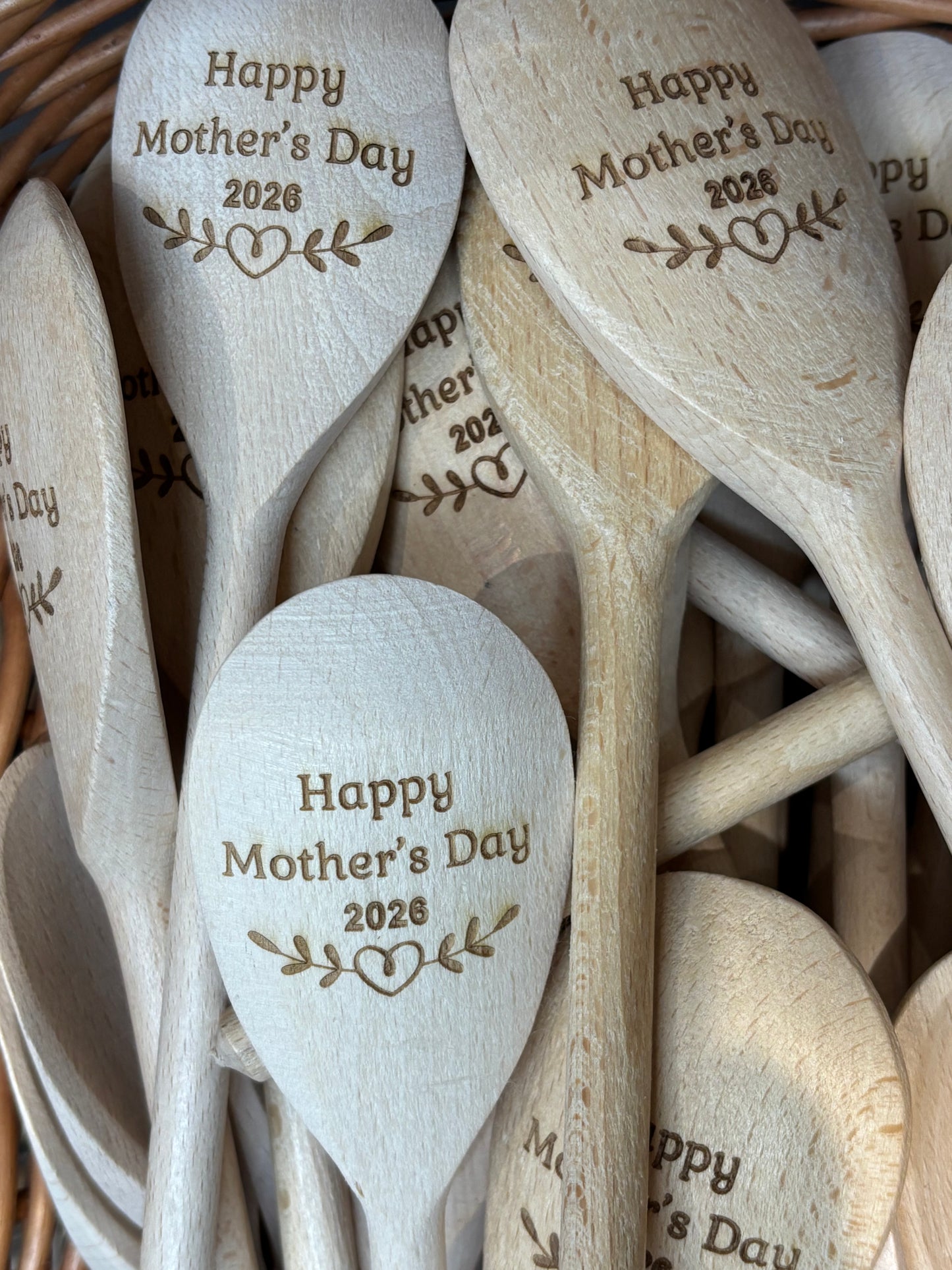 Mothers Day Wooden spoon