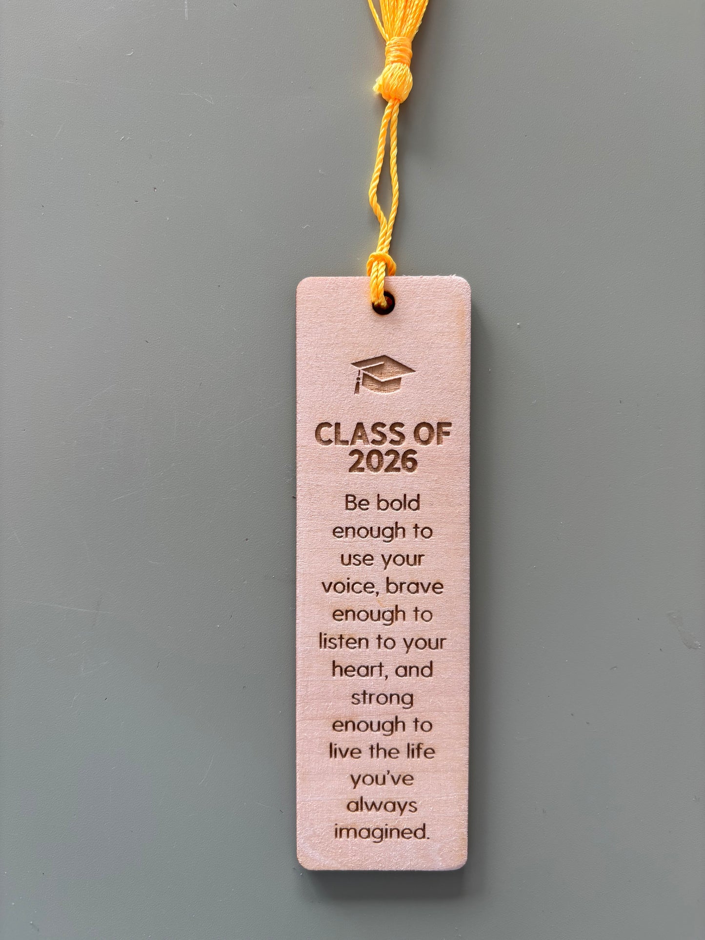 Leavers bookmark -personalised