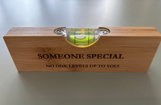 Someone Special spirit level with bottle opener £3 each when bought in bulk
