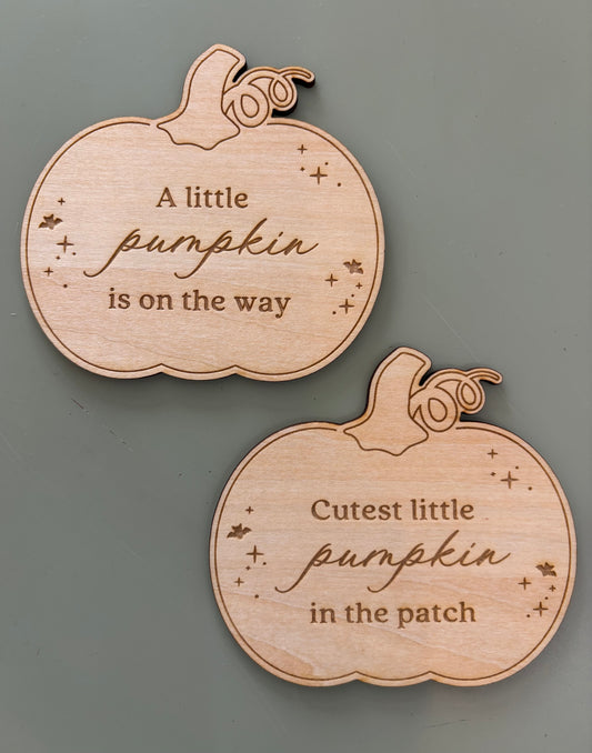 Pumpkin fridge magnet