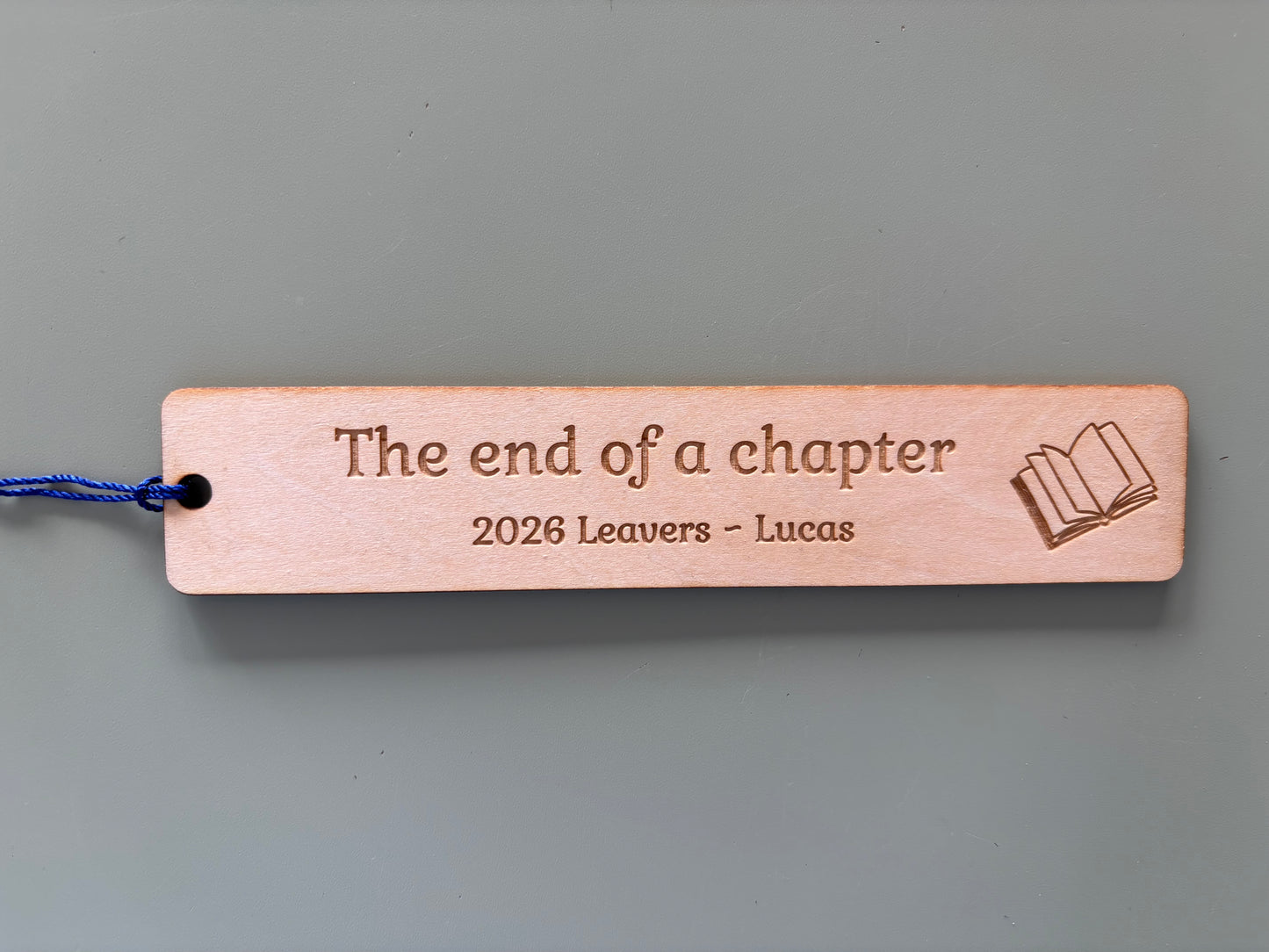 Leavers bookmark -personalised